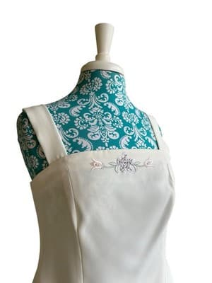 Vintage Womens Skirt Suit Pearl & Sequin Camisole Tank Top Embroidered Pink Aqua - Thumbnail 16