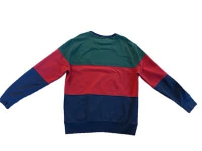 Chaps Ralph Lauren Colorblock Sweatshirt M Vintage Y2K Men’s Streetwear Cotton - Thumbnail 2