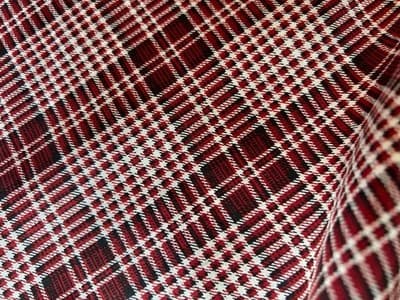 Size 14 Talbots Silk Top Burgundy Wine Blouse Shirt Tank Sleeveless Plaid - Thumbnail 9