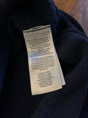 Chaps Ralph Lauren Colorblock Sweatshirt M Vintage Y2K Men’s Streetwear Cotton - Thumbnail 7