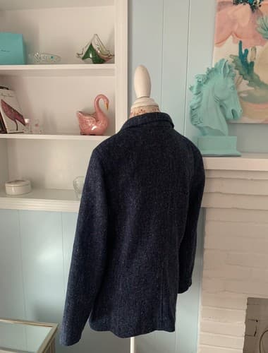 Vintage Women’s Jacket Blue Tweed Liz Claiborne Lizwear 14 Petite Blazer - Thumbnail 3
