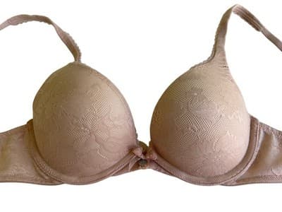 Victorias Secret Beige Blush Push Up Bra 34B Body By Victoria Lace Cups Lingerie - Thumbnail 2