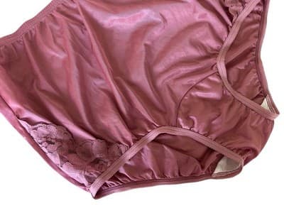 Vanity Fair NWT Panty 6 Medium Rose Malibu Mauve Lace Perfectly Yours Brief - Thumbnail 2