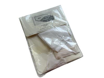 WEDDING BELLS APPLIQUÉ PANTYHOSE AVERAGE WHITE BRIDE BRIDAL NEW NYLON HOSE GIFT - Thumbnail 3