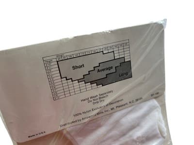 WEDDING BELLS APPLIQUÉ PANTYHOSE AVERAGE WHITE BRIDE BRIDAL NEW NYLON HOSE GIFT - Thumbnail 4