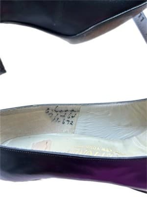 6.5 Narrow 1950’s 1960’s Vintage Women’s Shoes Madmen Mid Century Modern Buckle - Thumbnail 15