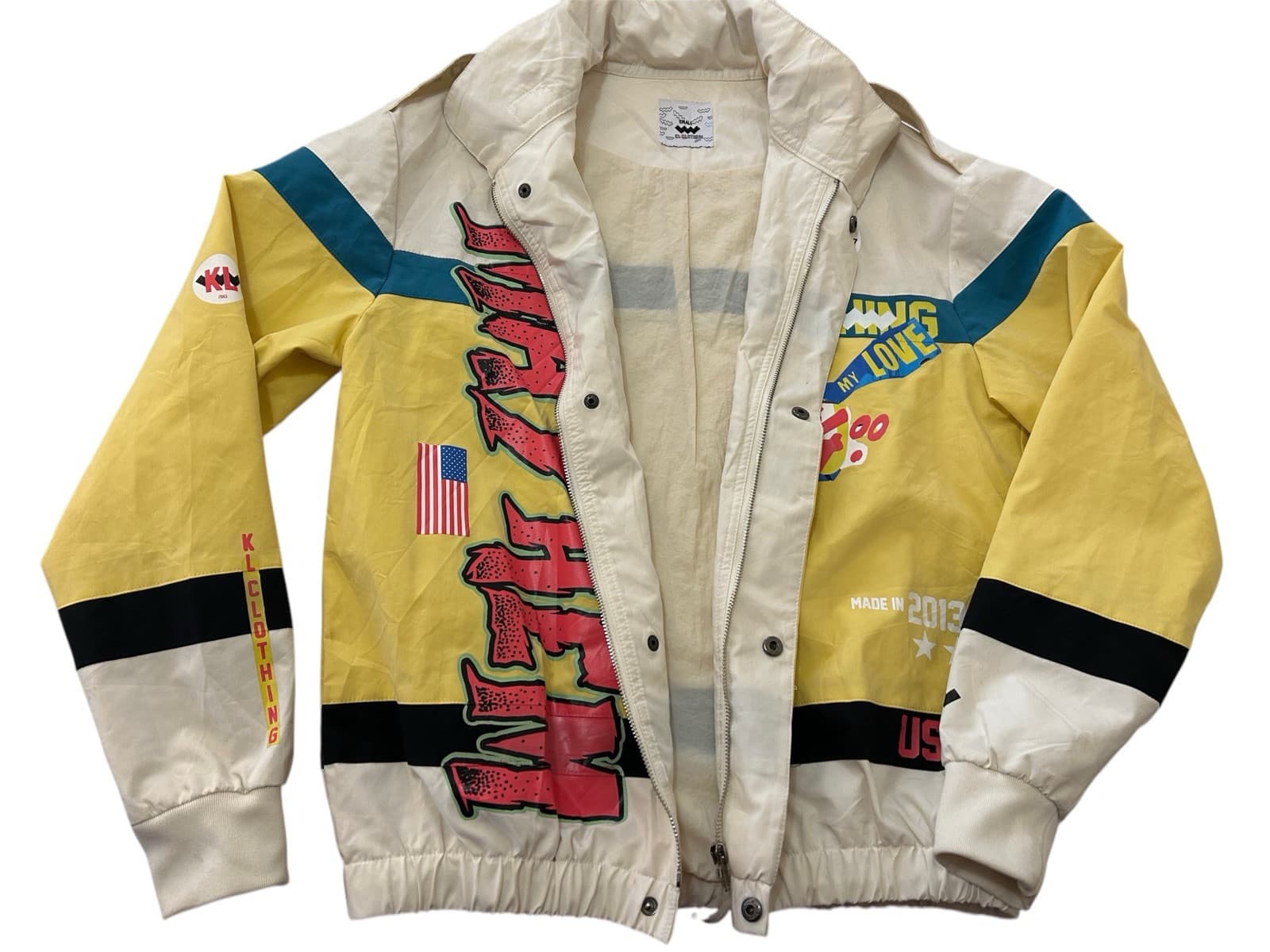 Joey Logano Nascar Jacket By Klanlife Clothing Designer Windbreaker Racer Coat - Thumbnail 6