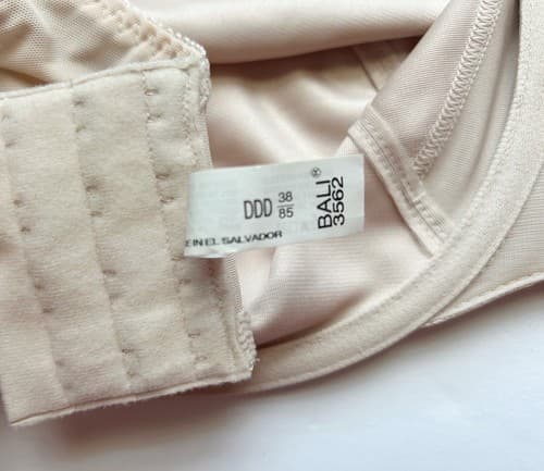 38DDD Beige Nude Bali Bra Lingerie 3562 - Thumbnail 3