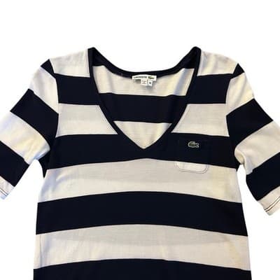 Vintage Lacoste Long Skinny Fit Shirt - Thumbnail 2