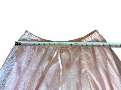 Women’s Size Large Pink Flowy Fairycore Skirt Midi Maxi Pastel Ethereal - Thumbnail 9