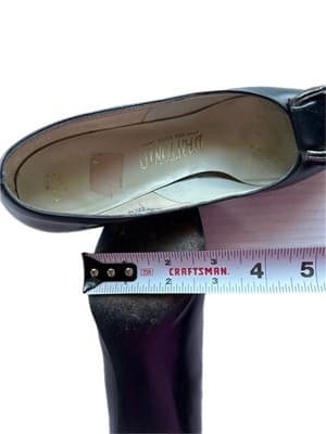 6.5 Narrow 1950’s 1960’s Vintage Women’s Shoes Madmen Mid Century Modern Buckle - Thumbnail 16