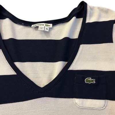 Vintage Lacoste Long Skinny Fit Shirt - Thumbnail 3