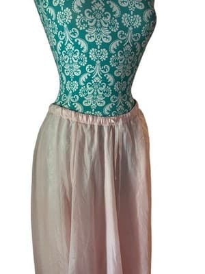 Women’s Size Large Pink Flowy Fairycore Skirt Midi Maxi Pastel Ethereal - Thumbnail 6