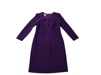 Oscar De La Renta Italian Couture Designer Dress Elegant Holiday Old Money 12 - Thumbnail 13