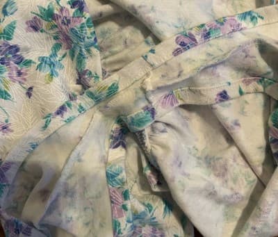1980’s 1990’s Vintage Babydoll Floral Lingerie Pajama Set Coquette Flowy Sweet - Thumbnail 10