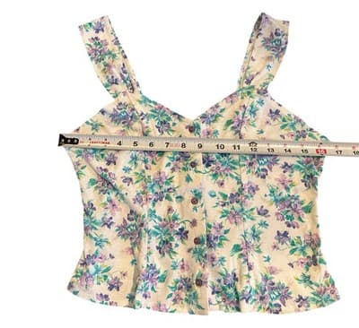 1980’s 1990’s Vintage Babydoll Floral Lingerie Pajama Set Coquette Flowy Sweet - Thumbnail 6