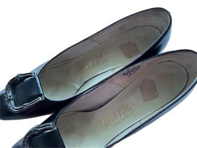 6.5 Narrow 1950’s 1960’s Vintage Women’s Shoes Madmen Mid Century Modern Buckle - Thumbnail 10