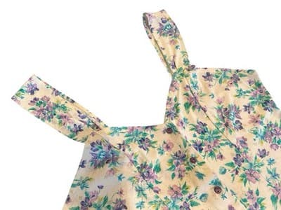 1980’s 1990’s Vintage Babydoll Floral Lingerie Pajama Set Coquette Flowy Sweet - Thumbnail 3