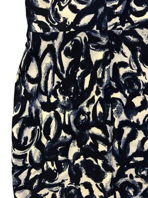 Lauren Ralph Lauren Stretch Skinny Fit Gorgeous Elegant Dress Black & Blue 4 - Thumbnail 4