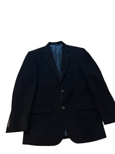 Jos. A Bank 39R Wool & Silk Blend Jacket Blazer Tailored Fit Mens Black - Thumbnail 6