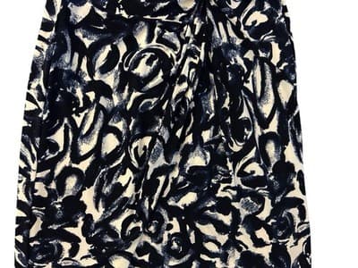 Lauren Ralph Lauren Stretch Skinny Fit Gorgeous Elegant Dress Black & Blue 4 - Thumbnail 8