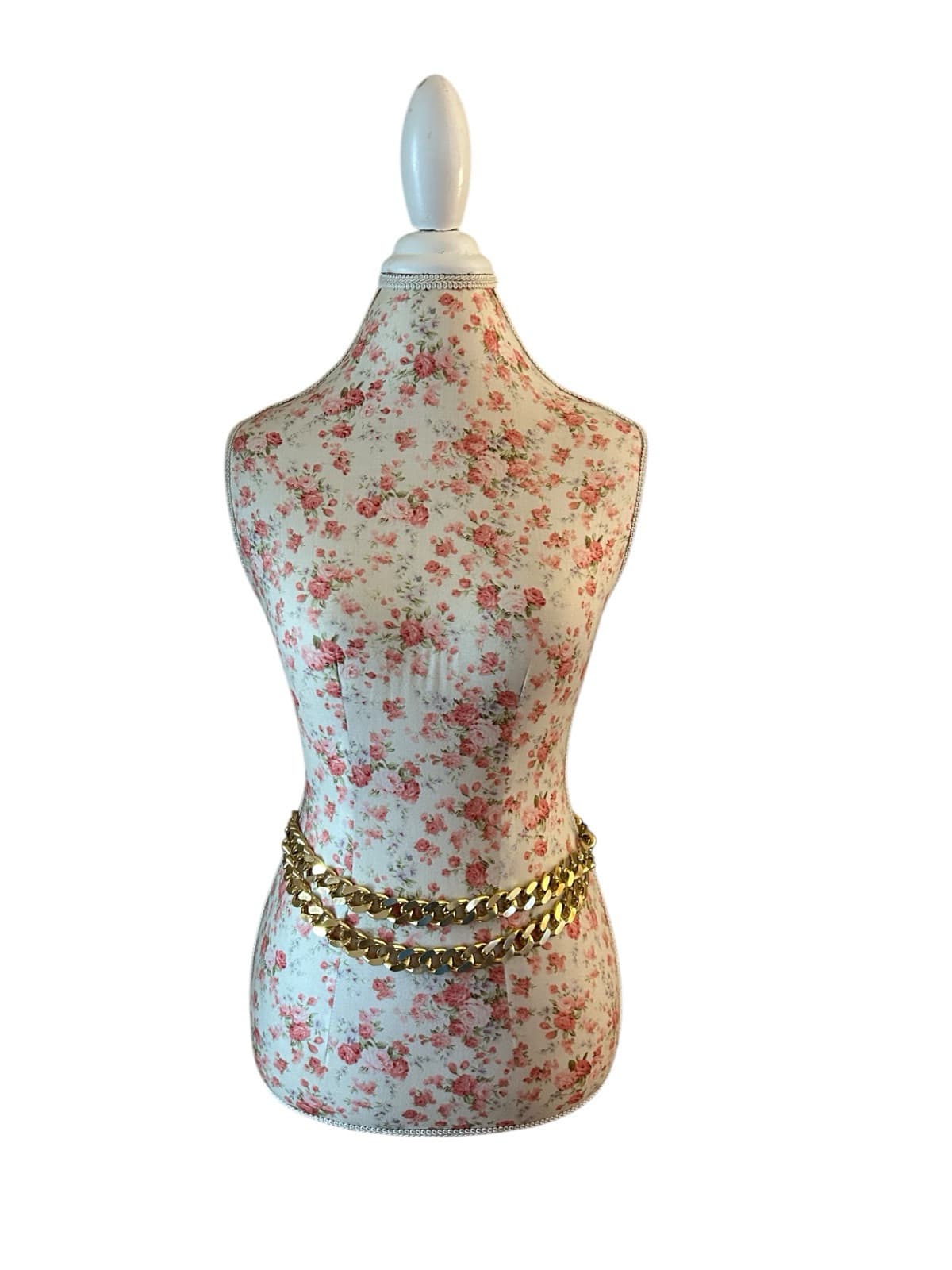 Vintage Gold Swag Draped Belt Baroque Chain Link Elegant Regency Boho Gypsy - Thumbnail 8