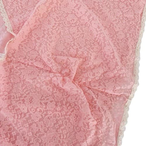 Victoria’s Secret Chemise Large Pastel Pink Lingerie Nighty Triangle Cup Bra Top - Thumbnail 3