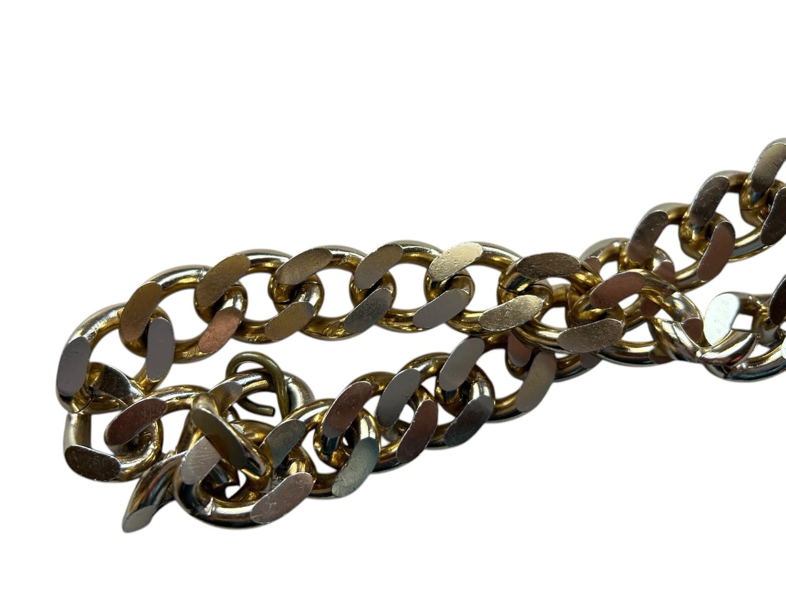 Vintage Gold Swag Draped Belt Baroque Chain Link Elegant Regency Boho Gypsy - Thumbnail 3