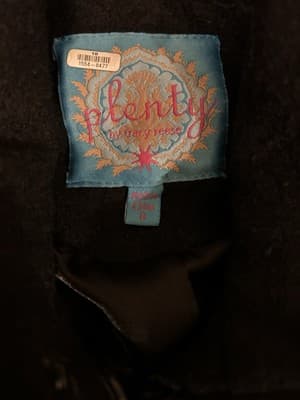 Anthropologie Plenty Tracy Reese Loma Stitched Embroidered Wool Blend Coat 0 - Thumbnail 14