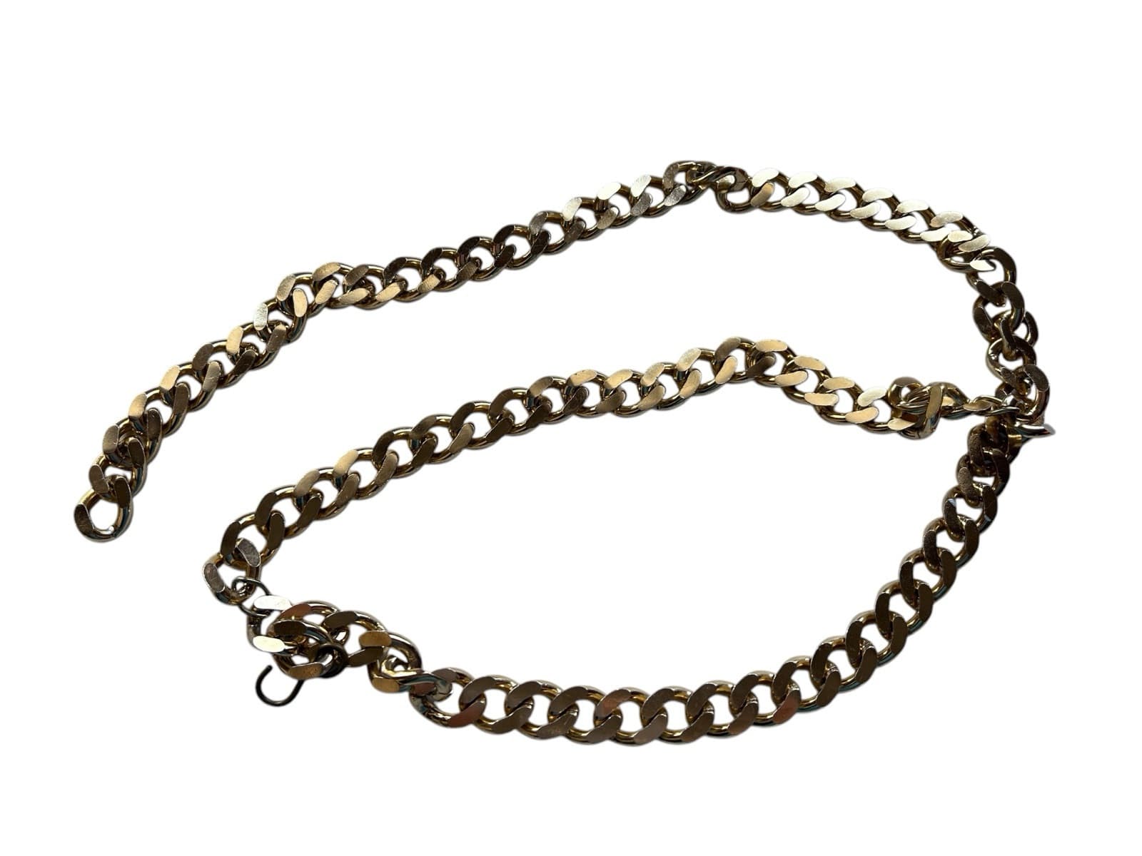Vintage Gold Swag Draped Belt Baroque Chain Link Elegant Regency Boho Gypsy - Thumbnail 2