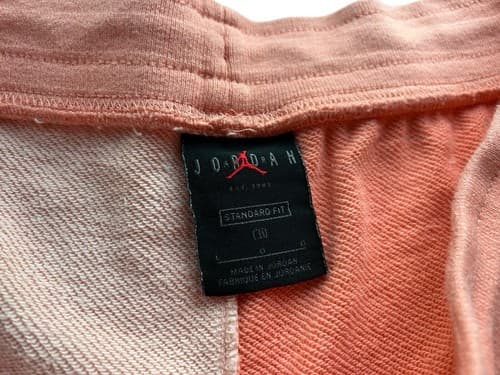 Nike Jump Man Jordan Shorts Peach Coral Soft Athletic Wear Large - Thumbnail 5