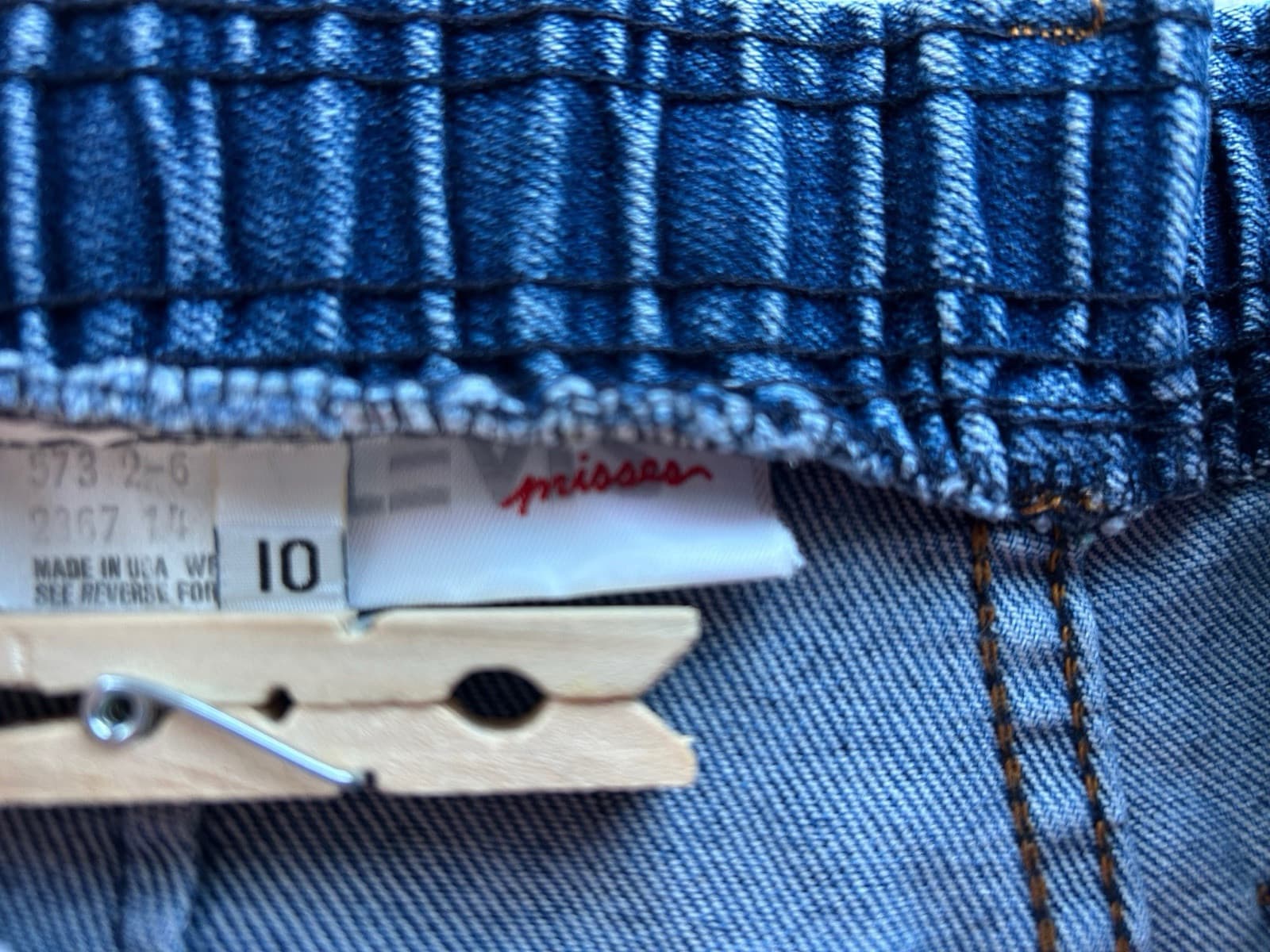 Vintage Levi’s Misses Denim Jeans Women 1980’s 1990’s - Thumbnail 12