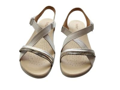 SIZE 10 HOTTER BRAND NEW WHITE LEATHER WOMEN’S SHOES SANDALS SPRING SUMMER BOHO - Thumbnail 3