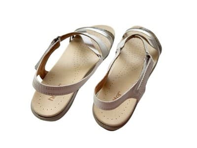 SIZE 10 HOTTER BRAND NEW WHITE LEATHER WOMEN’S SHOES SANDALS SPRING SUMMER BOHO - Thumbnail 6