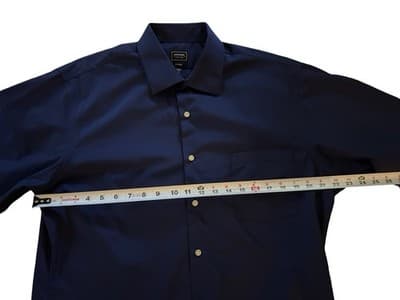 U.S. Polo Assn Set Of 2 Mens Shirts 16 1/2 Fitted Long Sleeves Large Arrow Pony - Thumbnail 4