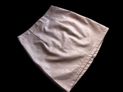 Nastygal Pastel Pink Leather Pleather Vegan Mini Skirt Kawaii Angelic Size 4 - Thumbnail 3