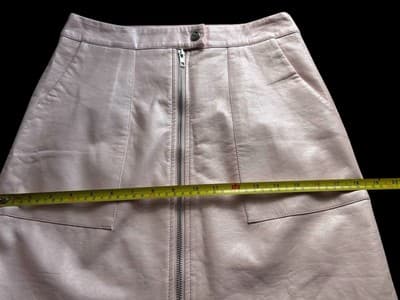 Nastygal Pastel Pink Leather Pleather Vegan Mini Skirt Kawaii Angelic Size 4 - Thumbnail 7