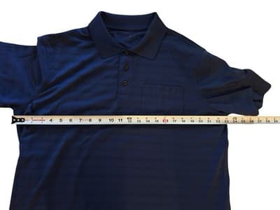 Set Of 2 Mens Shirts Size Large Short Sleeves Navy Croft & Barrow Spring Summer - Thumbnail 3