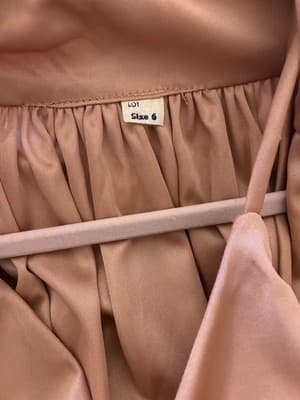 Vintage 1970’s Maxi Dress & Matching Shrug Blush Nude Sundress Fall Suit Set - Thumbnail 13