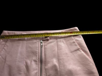 Nastygal Pastel Pink Leather Pleather Vegan Mini Skirt Kawaii Angelic Size 4 - Thumbnail 8