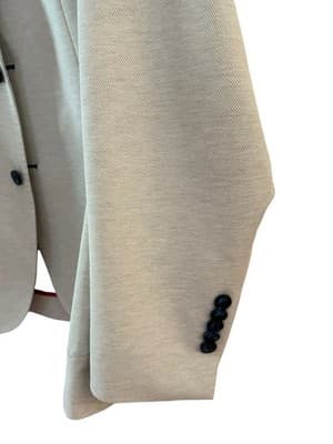 Size 44 Rare 7 DOWNIE ST. Beige Men’s Sports Coat Jacket Blazer London Couture - Thumbnail 11