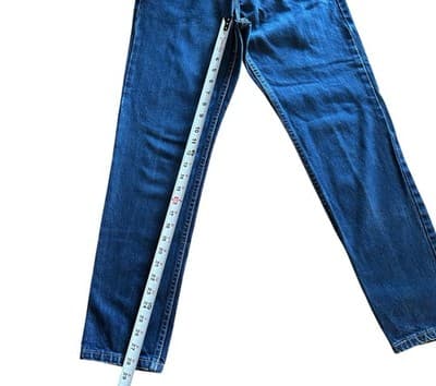 Y2K Tommy Hilfiger Jeans High Waisted Slouch Denim Pants Faded Leather Tag - Thumbnail 6