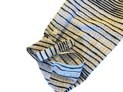 M Lot Of 2 Women’s Tops Shirts White Columbia & Chicos Striped Blouse Spring - Thumbnail 5