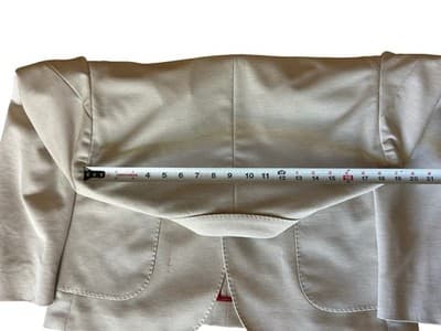 Size 44 Rare 7 DOWNIE ST. Beige Men’s Sports Coat Jacket Blazer London Couture - Thumbnail 8