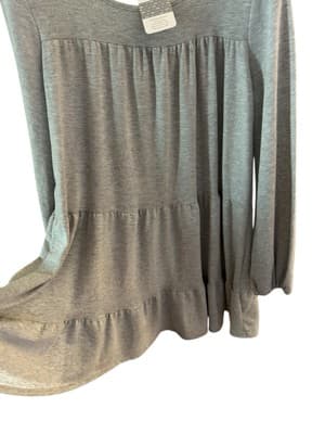 Peach Love Flowy Babydoll Dress Soft NWT New Gray Boutique $44 - Thumbnail 5