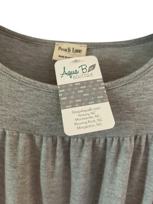 Peach Love Flowy Babydoll Dress Soft NWT New Gray Boutique $44 - Thumbnail 2