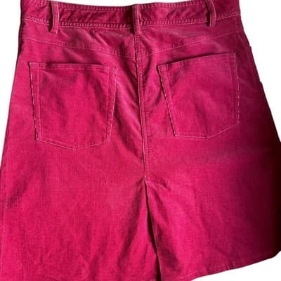 Vintage White Label Lilly Pulitzer Pink Corduroy Skirt 30” Waist Preppy College - Thumbnail 3