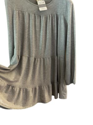 Peach Love Flowy Babydoll Dress Soft NWT New Gray Boutique $44 - Thumbnail 6