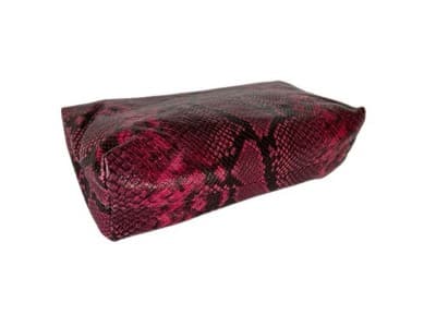 Michael Kors Snakeskin Clutch Purse Handbag Bag Slouchy Holdover Python Snake - Thumbnail 3