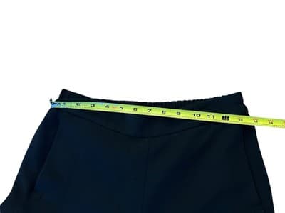 J CREW Black Wide Leg Capri Pants Size 4 Pockets Classic Trendy - Thumbnail 8